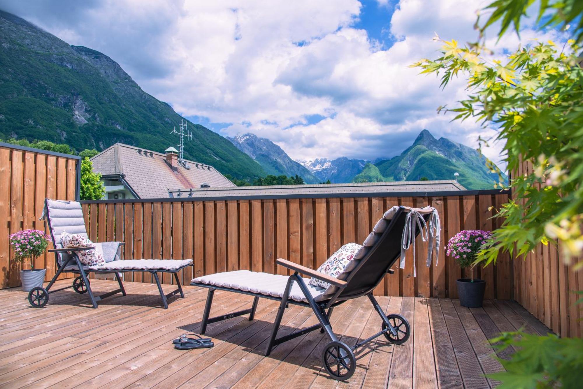 Apartma Zeleni Biser Bovec Bagian luar foto